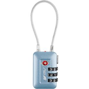 imageTSA Accepted Luggage Travel Lock SetYourOwn Combination Lock for School Gym Locker Luggage Suitcase Baggage Locks Filing Cabinets Toolbox Case Red 2 PackArctic Blue
